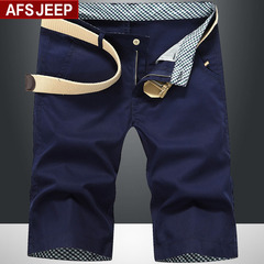 Afs Jeep/战地吉普工装短裤男休闲五分裤直筒修身运动沙滩裤薄潮