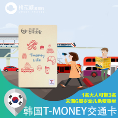 韩国交通卡 全国通用旅游地铁卡tmoney 空卡 韩国自由行必备mht