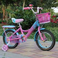 新款双轮儿童自行车12 14 16寸小孩童车宝宝2-3-6-8岁男女孩单车