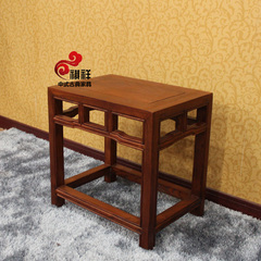 中式梳妆凳 全实木凳子 仿古餐凳 古典老榆木 明清家具C4-D06