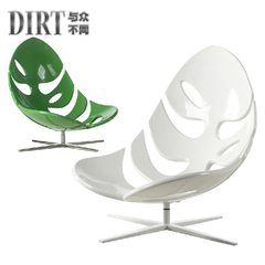 新款休闲树叶椅接待椅躺椅玻璃钢新品创意时尚简约户外艺术靠背