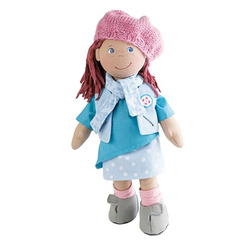 德国HABA正品进口外国环保儿童布娃娃女孩布艺可爱玩偶毛绒玩具