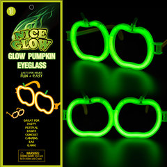 Niceglow精装版一次性苹果眼镜荧光套装 荧光棒套装 夜光棒发光棒