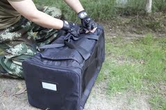 黑0色7后留包正品被装袋物资袋防水行李袋手提收容拖运留守被装袋