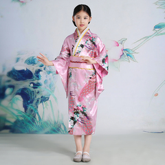 儿童和服女童日本武士服拍照写真古装演出服舞台装古典传统服装女