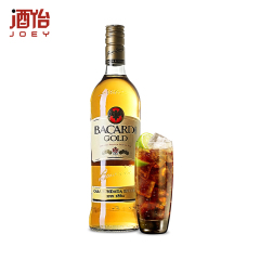 原装进口洋酒Bacardi/百加得 超级金朗姆酒 烘焙 鸡尾酒 750ML