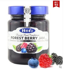 德国进口 hero英雄森林水果果酱340g 含蓝莓 覆盆子 黑莓 波森莓
