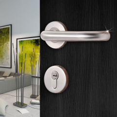 德国科普不锈钢门锁室内房门锁简约欧式室内门锁卫生间卧房门锁