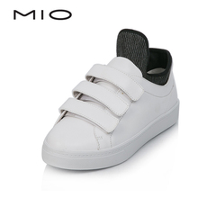 MIO/米奥高端女鞋 2016秋季新品魔术贴小白鞋女女单鞋M164500226