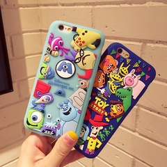 怪兽大学玩具总动员苹果6s手机壳iPhone7/plus保护套全包防摔硅胶