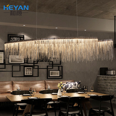 Terzani流苏吊灯大气装饰后现代工程简约客厅个性餐厅铝链条北欧