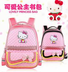 包邮KT猫 儿童书包女童双肩背包小学生1-3-6年级女孩减负韩版可爱