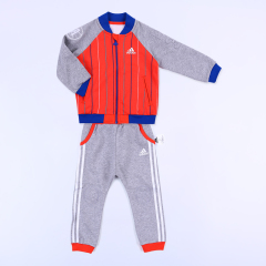Adidas阿迪达斯童装17春季新款男婴童柔软舒适时尚套装BJ8096