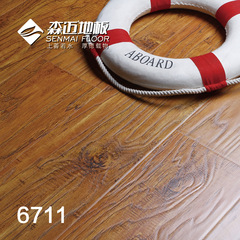 森迈地板 强化复合地板 12mm 巴洛克同步对木纹  1218X170X12