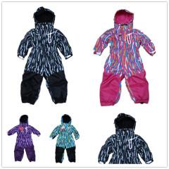 【流浪者】出口欧洲儿童滑雪套装 连体滑雪服 防寒服 防水10000