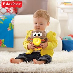 Fisher-Price 费雪 声光安抚猫头鹰婴幼儿胎教 音乐毛绒玩具CDR56