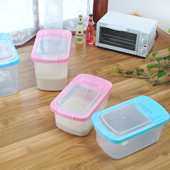 韩式时尚抽屉式长方形米桶5KG防虫塑料储米箱面桶米缸收纳桶包邮