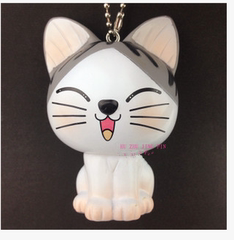 日韩流行可爱起司猫甜甜猫汽车钥匙扣私房猫手机链挂件小礼品