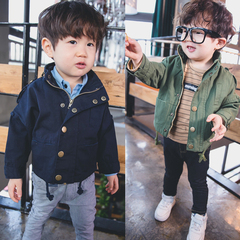 童装2016秋季新款韩版儿童外套中小童衣服1-2-3-4岁男童短款夹克