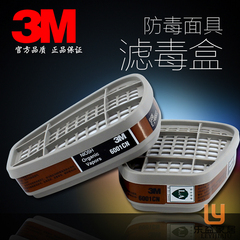 3m6001滤毒盒配3m防毒面具使用 ， 用于防毒、化工、喷漆等
