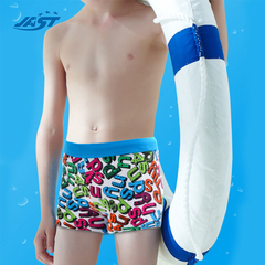 正品佳斯特 新款儿童泳裤 可爱时尚男童女童 中大童平角游泳裤