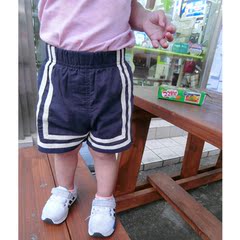 【阿小轩】独家定制0-4岁韩版宝宝裤子纯棉学院风短裤可开裆