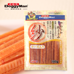 日本多格漫纱系列奶酪鸡肉切条180g 狗狗肉干肉条口感柔软
