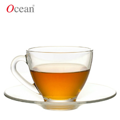 原装进口ocean优雅咖啡杯 欧式花茶杯  绿茶杯 水杯 果汁杯带碟