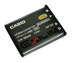 CASIO 电池NP-80 Z1 Z2 Z330 550 800 S5 S7 S8 S9 ZS100 150 200