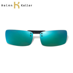 海伦凯勒偏光镜夹片司机驾驶潮专用近视太阳镜超轻男女夹片式墨镜