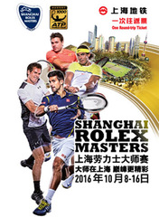 【网球大师赛地铁往返卡】上海ATP1000 劳力士大师赛地铁票往返卡