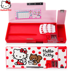 Hello Kitty凯蒂猫多功能大容量文具盒儿童女小学生学习笔盒笔袋