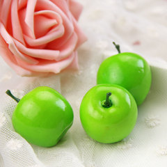 绿色小苹果1只价 网店摄影背景 淘宝拍照拍摄道具 仿真水果