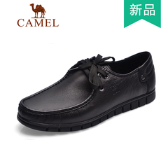 Camel/骆驼男鞋2015秋季新款休闲皮鞋真皮系带休闲鞋子A253205050