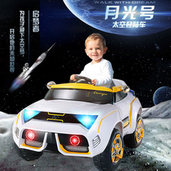儿童电动车四轮童车 可坐人 带遥控小孩车子婴幼儿岁新年元旦礼物