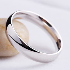925银戒指女 情侣戒指男 韩版银饰品银对戒子 一对指环刻字首饰