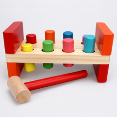 2-3-5岁宝宝 益智早教打桩台玩具 婴幼儿童智慧敲打台