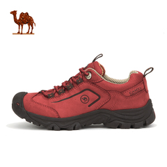【2016新品】骆驼户外女款徒步鞋系带防滑透气防水女款登山徒步鞋