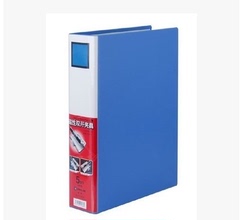 锦宫(KINGJIM）1075GS 磁性管式双开文件夹.A4-S.5cm.蓝