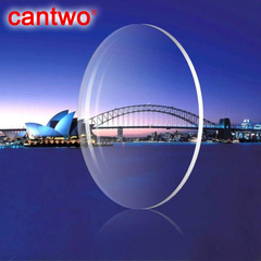 cantwo 1.56折射绿膜 防辐射 防紫外线非球面眼镜片 加硬近视镜片