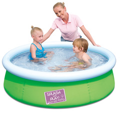 Bestway加厚加高儿童游泳池婴幼儿充气梯形水池宝宝戏水海洋球池