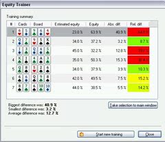 德州扑克 ALLIN赢率计算器 分析软件 场景分析 新手赢率训练器