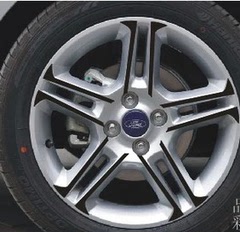 福特嘉年华轮毂贴 新嘉年华 专用轮毂碳纤维贴纸 改装轮毂钢圈贴
