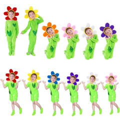 圣诞节儿童演出服植物花朵造型服童话剧课本剧表演服卡通COS服装