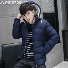 冬季棉衣男士加厚短款羊羔绒棉袄子青年新款韩版外套2016修身棉服