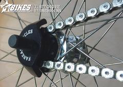 ZTBIKES 后轮BMX万能轴盖 驱动端 铝合金 黑色 包邮