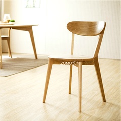 筑木 ZOMO 全实木餐椅 白橡木餐椅 纯实木家具 实木椅 餐桌椅