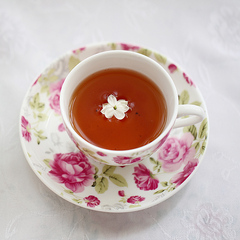 那些时光 陶瓷礼品咖啡杯下午茶红茶杯一杯一碟子杯子 玫瑰花茶杯