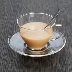 耐热玻璃杯牛奶杯带勺可爱大肚马克杯双层咖啡杯创意情侣水杯茶杯
