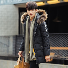 男士外套冬季2016新款韩版潮学生加厚修身青年中长款棉衣男款棉服